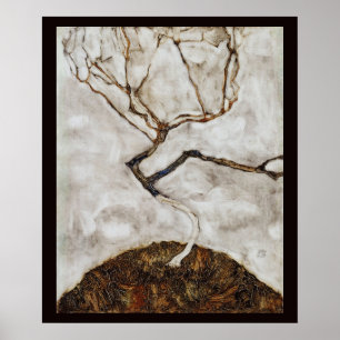 Kleiner Baum im Spätherbst von Egon Schiele Poster