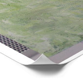 Kleiner Baum in rotem Topf Poster (Ecke)