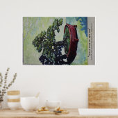 Kleiner Baum in rotem Topf Poster (Küche)