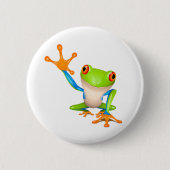 Kleiner Baumfrosch Button (Vorderseite)
