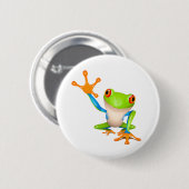 Kleiner Baumfrosch Button (Vorne & Hinten)