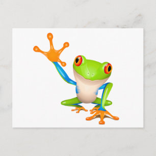 Kleiner Baumfrosch Postkarte