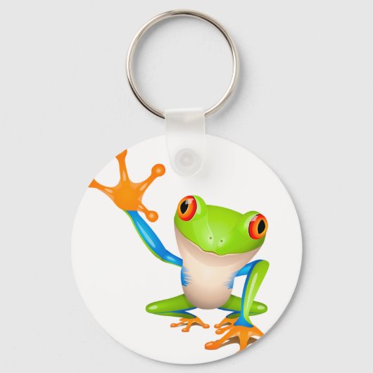 Kleiner Baumfrosch Schlüsselanhänger (Vorderseite)