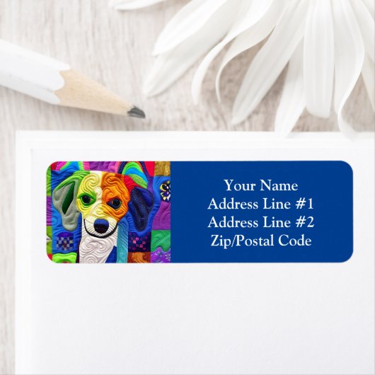 Kleiner Beagle-Welpe-Quilt wie Design (Insitu)