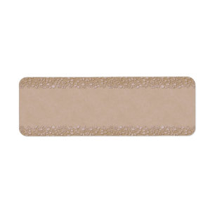 Kleiner beige Blumenapotheker-Aufkleber