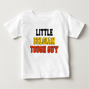 Kleiner belgischer Tough-Typ Baby T-shirt