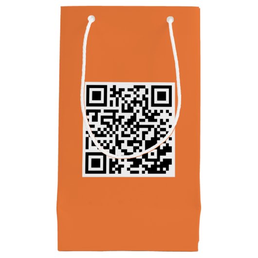 Kleiner, benutzerdefinierter Beutel mit QR-Code fü Kleine Geschenktüte (Vorderseite)