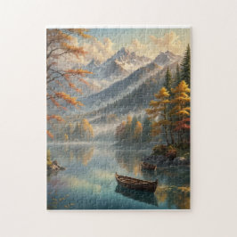 Kleiner Bergsee im Herbst Puzzle