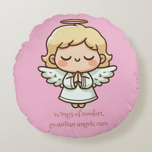 Kleiner Betengel Rundes Kissen (Vorderseite)