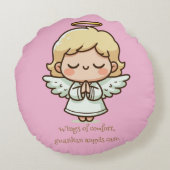 Kleiner Betengel Rundes Kissen (Rückseite)