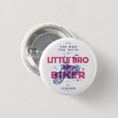 Kleiner BH und Biker der Mann der Mythos der Legen Button (Vorne & Hinten)