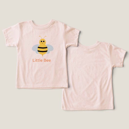 Kleiner Bienenkind-T - Shirt (Design Vorderseite & Rückseite)