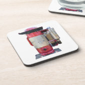 Kleiner Biomasseverdampfer Getränkeuntersetzer (Linke Seite)