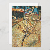 Kleiner Birnbaum in Bloom von Vincent van Gogh Einladung (Vorne/Hinten)