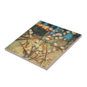 Kleiner Birnbaum in Bloom von Vincent van Gogh Fliese (Seite)