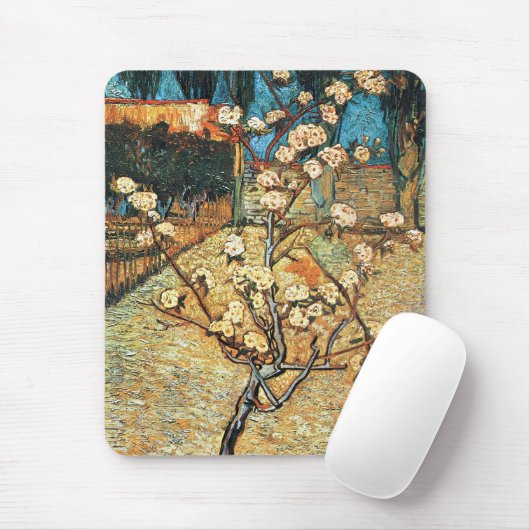 Kleiner Birnbaum in Bloom von Vincent van Gogh Mousepad (Mit Mouse)