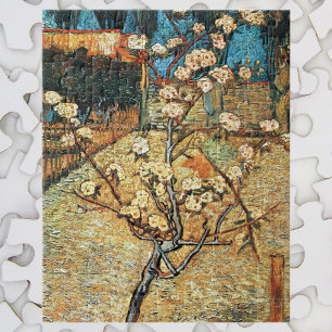 Kleiner Birnbaum in Blüte von Vincent van Gogh Puzzle