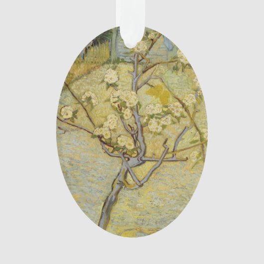 Kleiner Birnen-Baum in der Blüte durch Vincent van Ornament (Vorderseite)