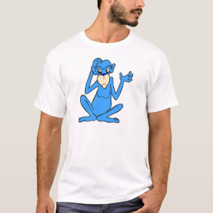 Kleiner blauer Affe T-Shirt