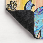 Kleiner blauer Elefant Mousepad (Ecke)