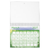Kleiner blauer Kalender für Kinderferien (Mär 2027)