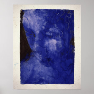 Kleiner blauer Kopf 1998 Poster