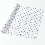 Kleiner blauer Star von David White Geschenkpapier (Ungerollt)