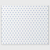 Kleiner blauer Star von David White Geschenkpapier (Flach)