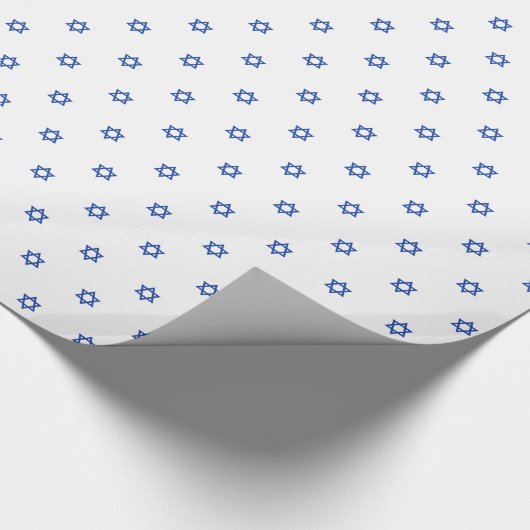 Kleiner blauer Star von David White Geschenkpapier (Ecke)