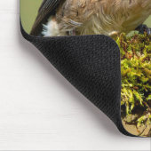 Kleiner blauer Vogel Mousepad (Ecke)