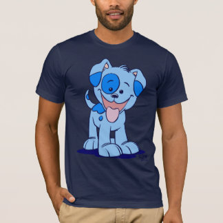 Kleiner blauer Welpe T - Shirt