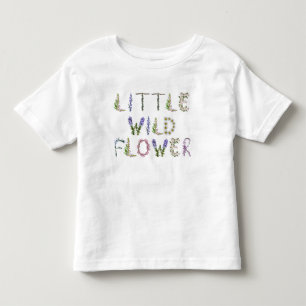 kleiner Blumengarten der Wildblume Kleinkind T-shirt