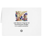 Kleiner Blumenstrauß-Garten (Rückseite Horizontal)