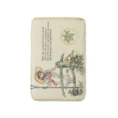 Kleiner Bo-Peep: Klassisches Kate Greenaway-Kinder Badematte (Vorderseite Vertikal)