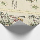 Kleiner Bo-Peep: Klassisches Kate Greenaway-Kinder Geschenkpapier (Ecke)