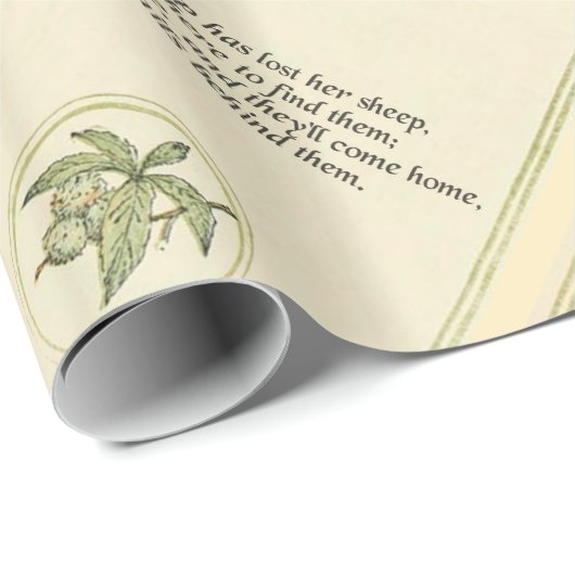 Kleiner Bo-Peep: Klassisches Kate Greenaway-Kinder Geschenkpapier (Rolleneckpunkt)