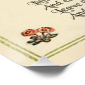 Kleiner Bo-Peep: Klassisches Kate Greenaway-Kinder Poster (Ecke)