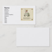 Kleiner Bo-Peep: Klassisches Kate Greenaway-Kinder Visitenkarte (Vorne/Hinten)