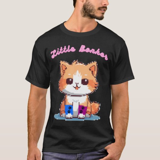 Kleiner Bonker, Tater Tot Cat T-Shirt (Vorderseite)