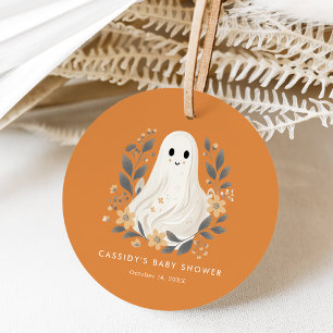 Kleiner Boo Boho-Geist Halloween-Baby-Party Geschenkanhänger