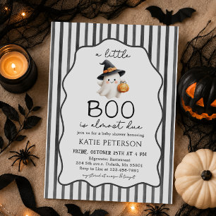 Kleiner Boo Halloween-Geist 2. Geburtstag Einladung