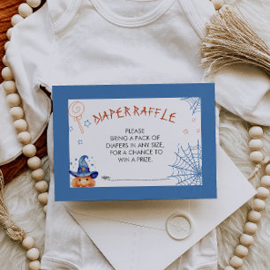 Kleiner Boo Halloween-Windel-Raffle Begleitkarte