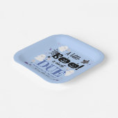 Kleiner Boo! Niedlich Ghosts Boy Halloween Kinderd Pappteller (Gewinkelt)