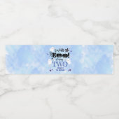 Kleiner Boo! Niedlicher Junge Spooky Halloween 2.  Wasserflaschenetikett (Einzelnes Label)