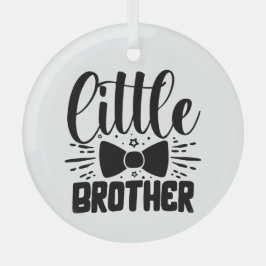 Kleiner Bruder, Bowtie Baby Ornament Aus Glas