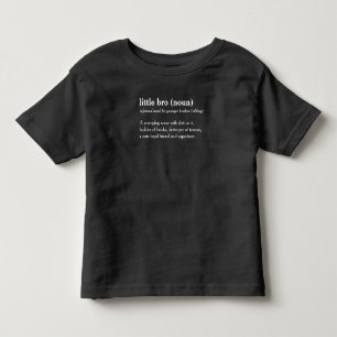 kleiner Bruder Definition eigener Text Baby wachse Kleinkind T-shirt