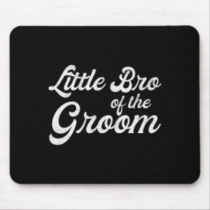 Kleiner Bruder des Bräutigams Shirts für Jungen Ki Mousepad