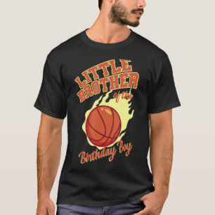Kleiner Bruder des Geburtstagskäfers Basketball Fa T-Shirt