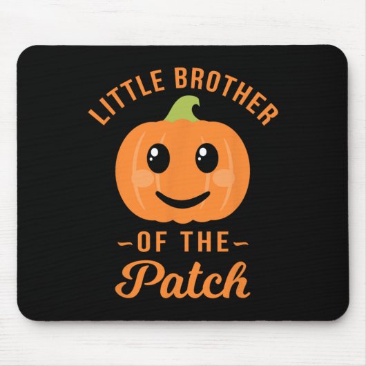 Kleiner Bruder des Patchkürbiskatzens Halloween Mousepad (Vorne)