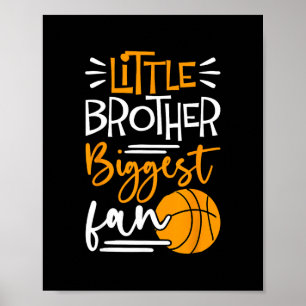 Kleiner Bruder größter Fan Sketll Poster